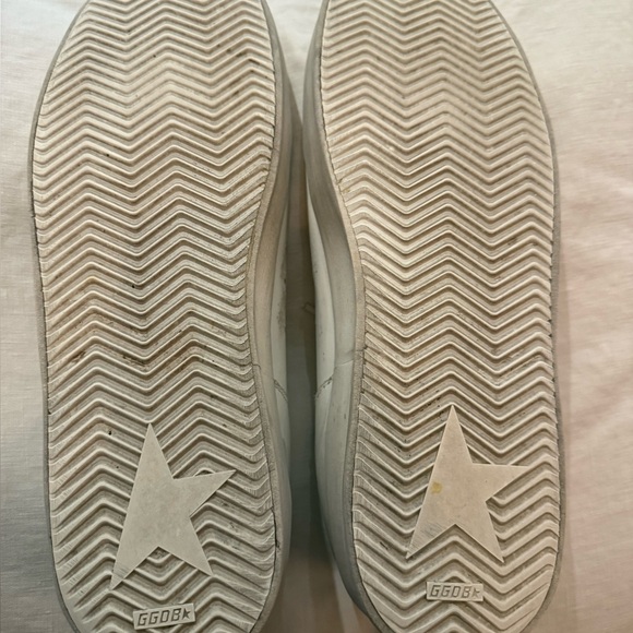 Golden Goose Men’s Stardan Low-Top Sneakers (White on White) - Men’s 13US/46EU - Picture 2 of 16